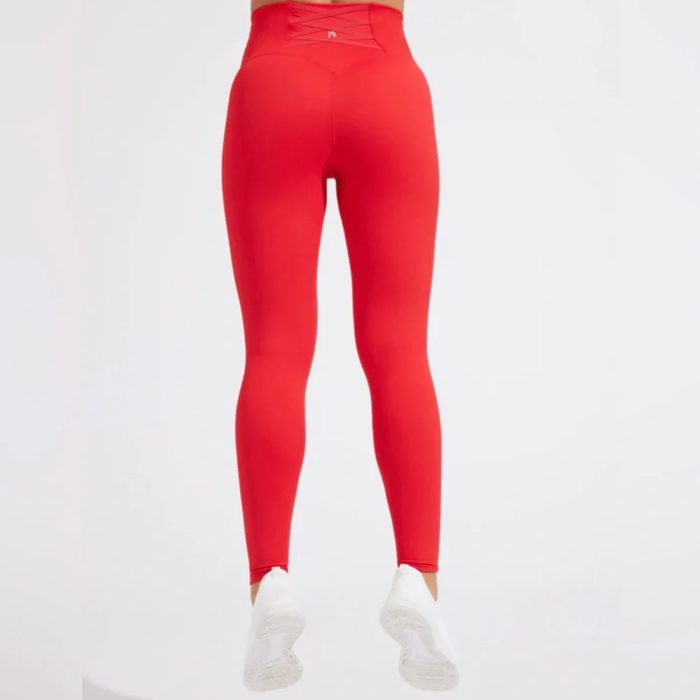 💕BuffBunny Amor Legging in the color Salsa Red - Picture 9 of 16